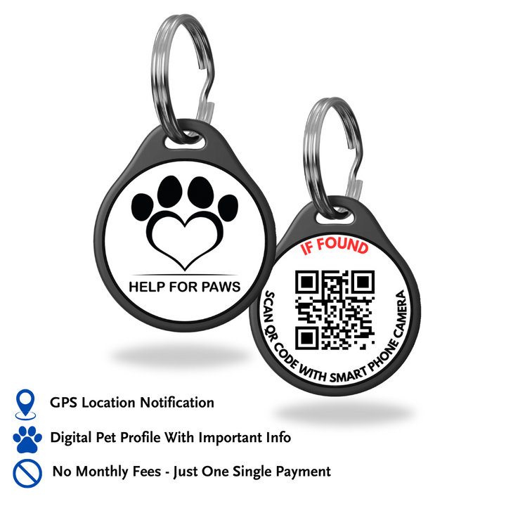 Help For Paws™ Digital Lost Pet Tag